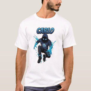 Camiseta Grap Carlo Delavi Héroe de Acción - Personaje Orig