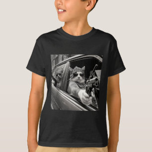 Camiseta Grap de papá, gato, gato, gato enganchado