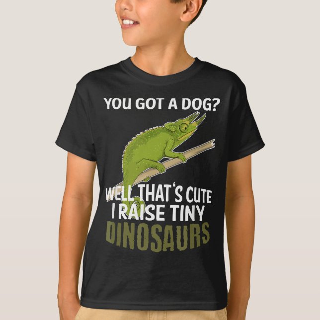 Camiseta Grap herpetólogo Chameleon Reptile del mascota Jac (Anverso)