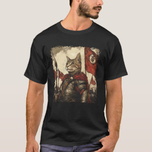 Camiseta Grapa Japonesa Guerrero Gato Legión Romana Imperio