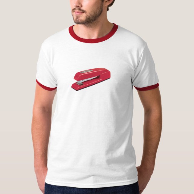 Camiseta Grapadora roja (Anverso)