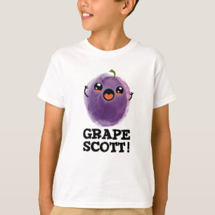 Camiseta Grape Scott Funny Fruit Grape Pun