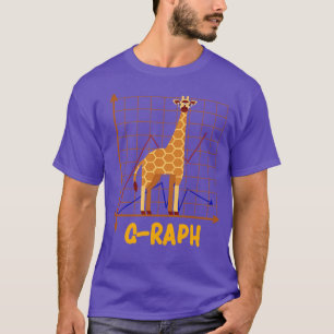 Camiseta GRaph Funny Giraffe Art Lovely Animal Men Ki