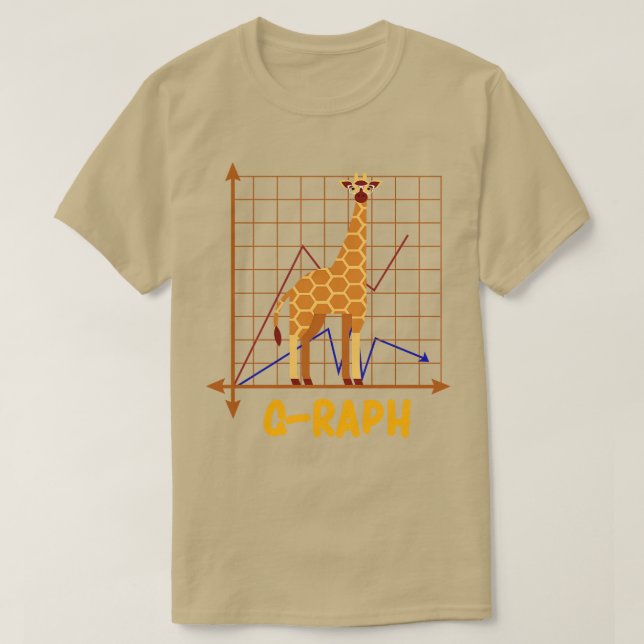 Camiseta GRaph Funny Giraffe Art Lovely Animal Men Ki (Diseño del anverso)