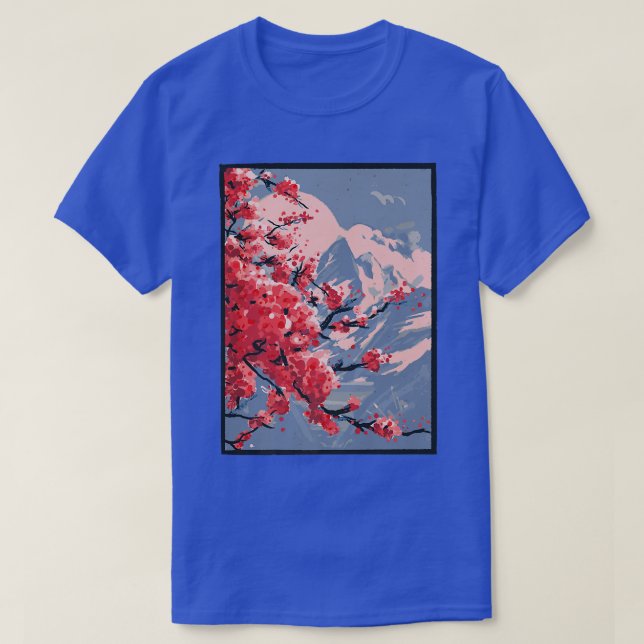 Camiseta Graphic Art Anime Japan  (Diseño del anverso)