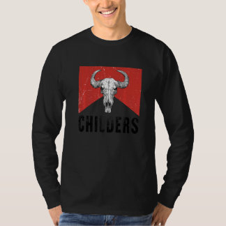 Camiseta Graphic Childers Bull Skull  Leopard Cow Skulls