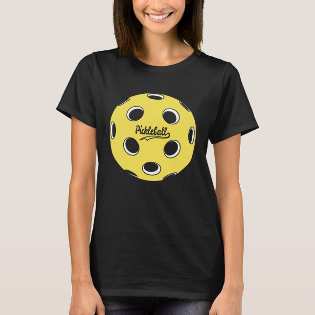 Camiseta Graphic Pickleball Ball Yellow (Anverso)