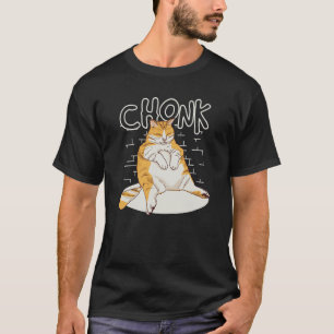 Camiseta Grasa Cat Chonk Scale Chonky Chubby Kitten Sarcasm
