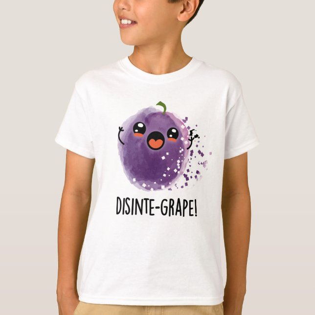 Camiseta Grasa divertida de uva desintegradora (Anverso)