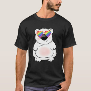 Camiseta Grasa Oso Polar Lgbt Cosa Adolescente Chica Cuerpo