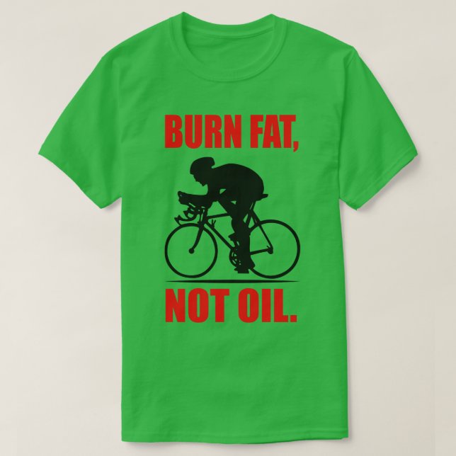 Camiseta Grasa quemada no aceite (Diseño del anverso)