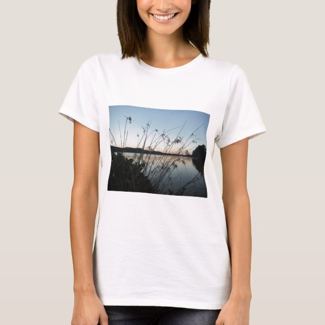 Camiseta Grasas en el lago Sunset (Anverso)