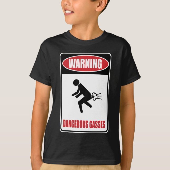Camiseta Grasas peligrosas divertidas (Anverso)