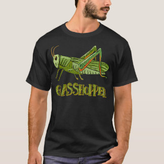 Camiseta GRASSHOPPER Design para quien le guste el saltamon