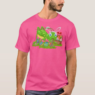 Camiseta Grasshopper Easter Egt Hunt Bunny Grasshopper East