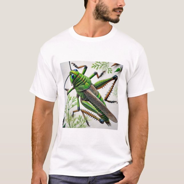 Camiseta Grasshopper in natural environment 251024IREF222 - (Anverso)
