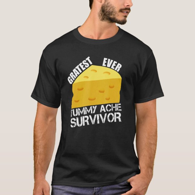 Camiseta Gratest Ever Tummy Ache Survivor IBS  Stomachache  (Anverso)