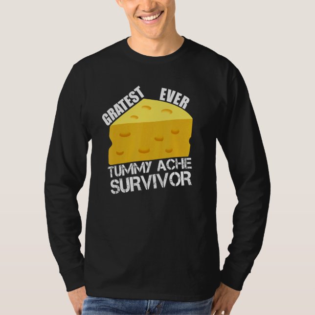 Camiseta Gratest Ever Tummy Ache Survivor IBS  Stomachache  (Anverso)