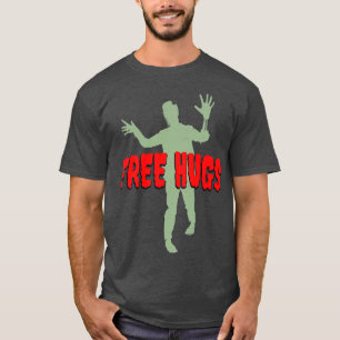 Camiseta Gratis Abrazos Funny Fiesta Zombie Halloween
