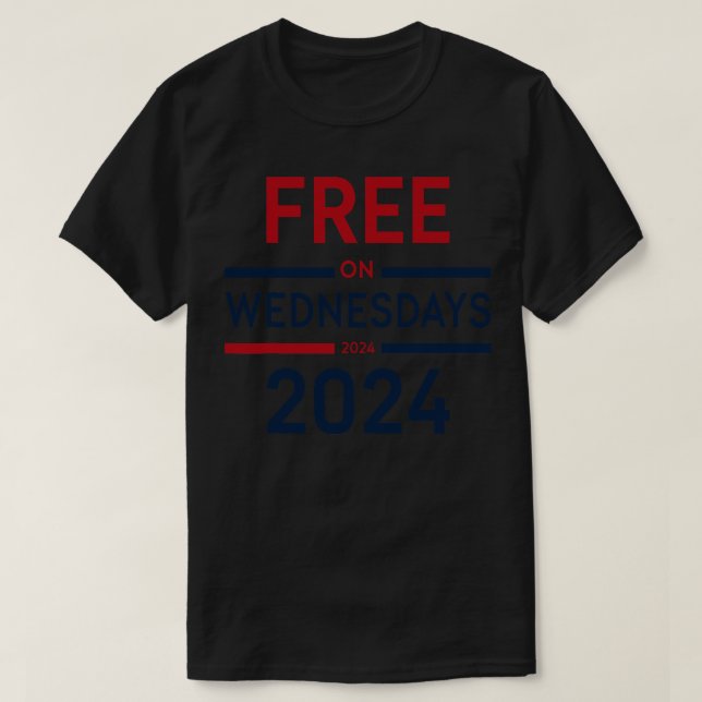 Camiseta Gratis los miércoles USA FLAG 1 (Diseño del anverso)