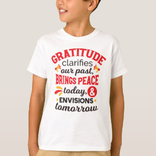 Camiseta Gratitud Aclara Nuestro Pasado – Arte Inspirador
