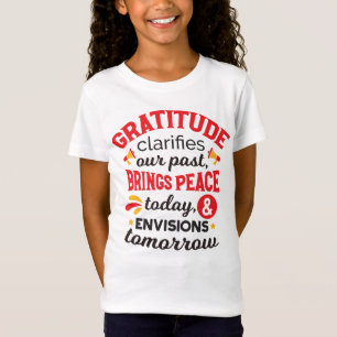 Camiseta Gratitud Aclara Nuestro Pasado – Arte Inspirador