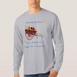 Camiseta Gratitud de la temporada de Acción de Gracias en g