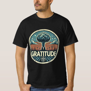 Camiseta Gratitud: Gráfico de Antigua Central Nuclear