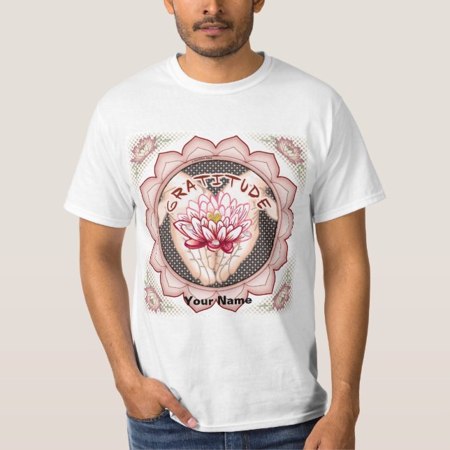 Camiseta Gratitude Lotus (Anverso)