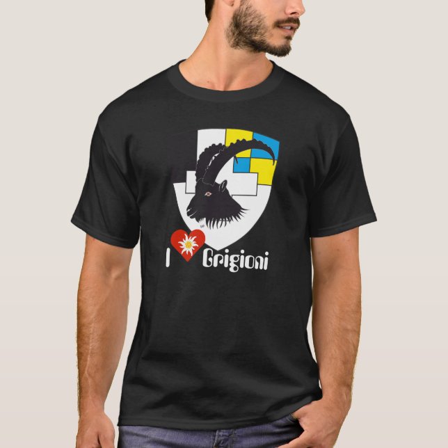 Camiseta Graubünden Grigioni Grischun Suiza Suisse Svizra (Anverso)