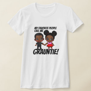 Camiseta Grauntie Cute Boy y Chica