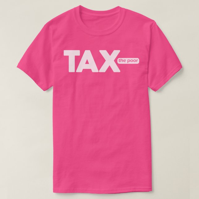 Camiseta Gravar a los pobres (Diseño del anverso)