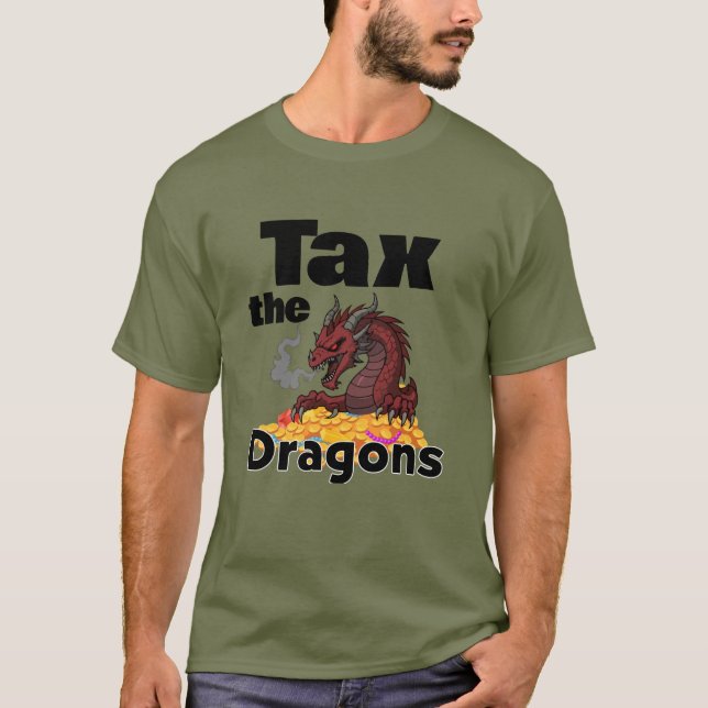 Camiseta Gravar a los Ricos (Anverso)