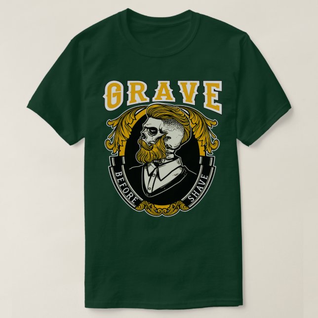 Camiseta Grave antes de la cosecha de cizalladura (Diseño del anverso)