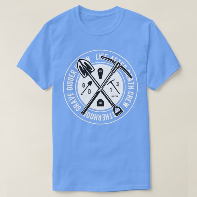 CAMISETA GRAVE DIGGER 5 (Diseño del anverso)