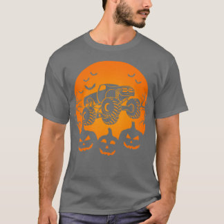 Camiseta Grave Digger Pumpkin Funny Halloween Costume Boys