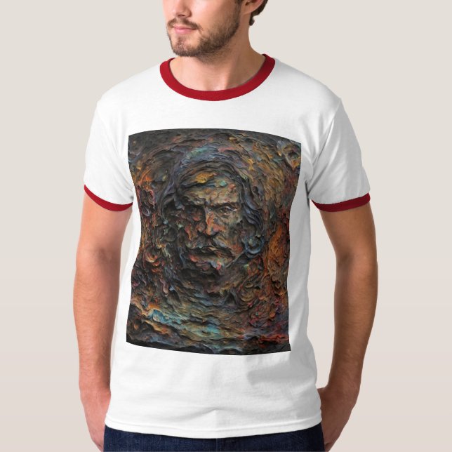 Camiseta Grave Newton atrapado en aceites (Anverso)