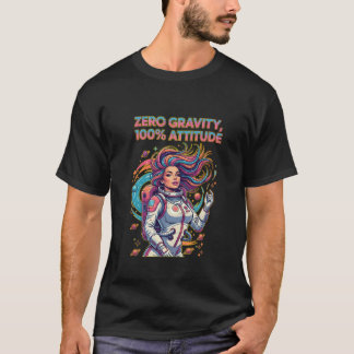Camiseta Gravedad Cero, 100% Actitud