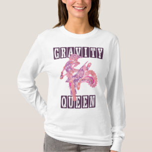 Camiseta Gravedad del motociclista Dirt Bike Rider Check Mo