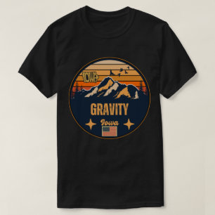Camiseta Gravedad, Iowa Ia, Estados Unidos
