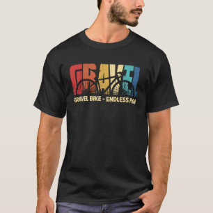 Camiseta Gravel Bike Endless Fun Retro MTB Downhill Cyclist