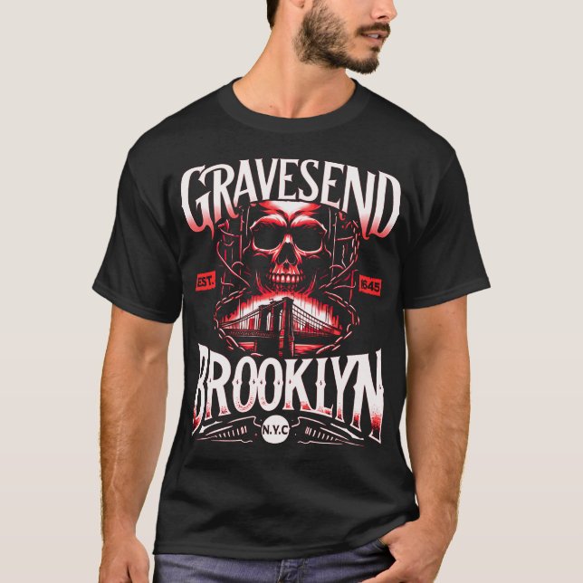 Camiseta Gravesend Brooklyn NYC T-Shirt (Anverso)