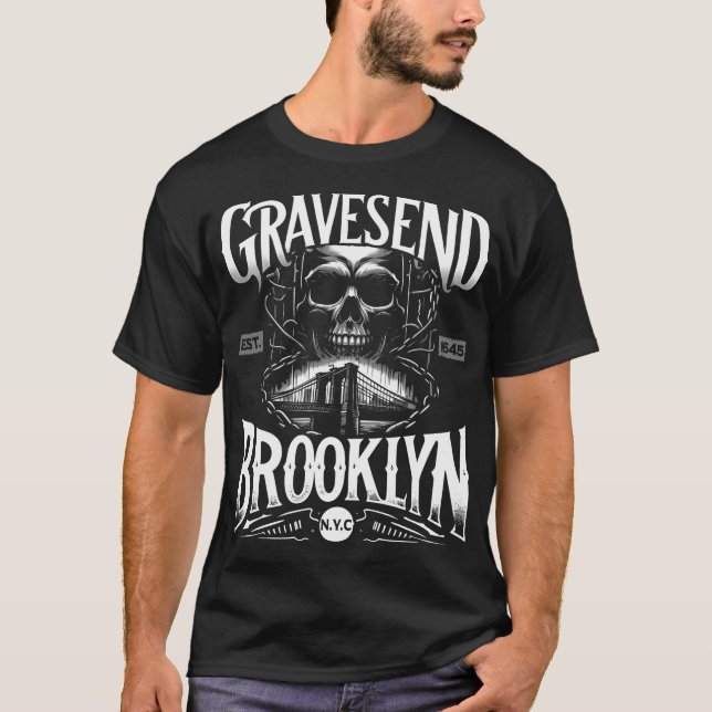 Camiseta Gravesend Brooklyn NYC T-Shirt (Anverso)
