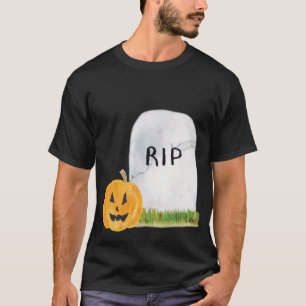 Camiseta Gravestone y Jack-o-Latern