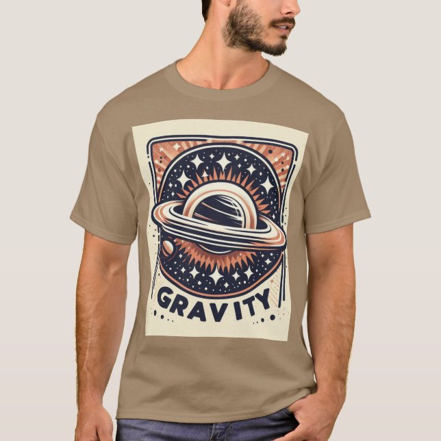 Camiseta Gravidad cósmica Emblem Tee (Anverso)