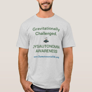 Camiseta gravitacional desafiada