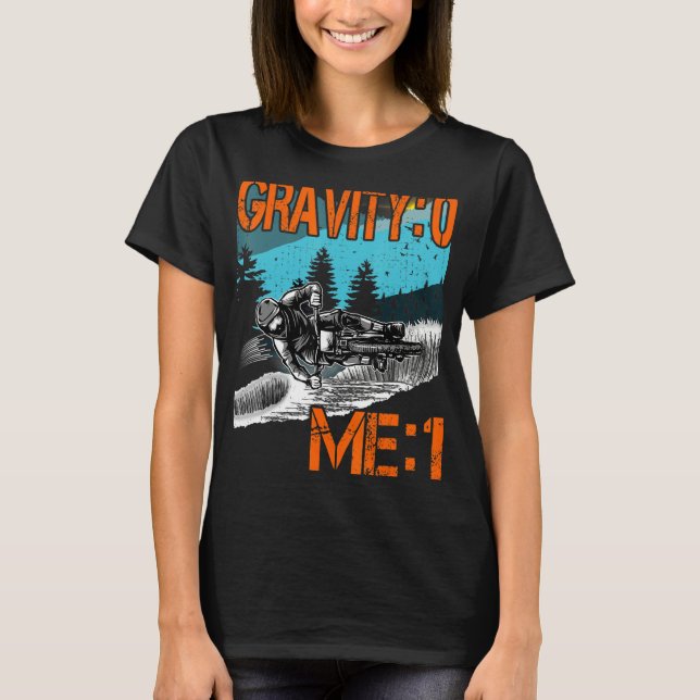 Camiseta Gravity 0 Me 1 Downhill outfit  mountain bike MTB (Anverso)