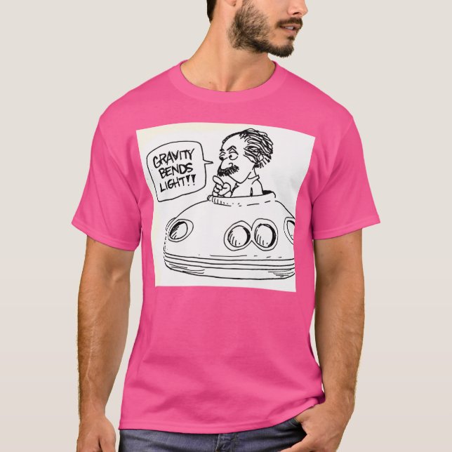 Camiseta Gravity Bends Light (Anverso)