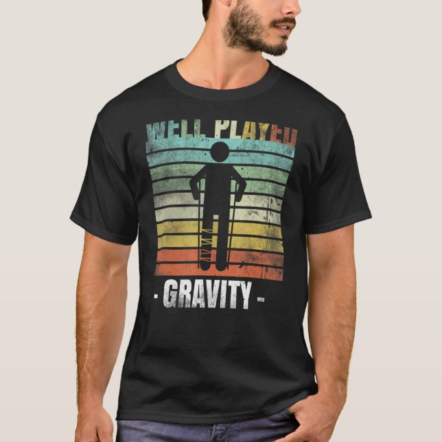 Camiseta Gravity Broken Leg (Anverso)