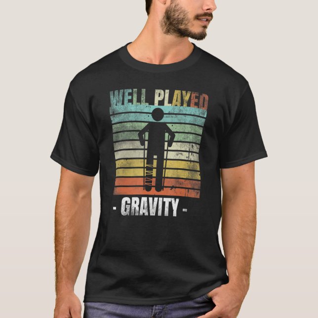 Camiseta Gravity Broken Leg (Anverso)